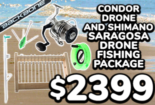 Condor Drone and Shimano Saragosa Drone Fishing Package 8ft 4in 30lb 2pc