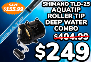 Shimano TLD-25 Aquatip Roller Tip Deep Water Combo 5ft 6in 24kg 1pc