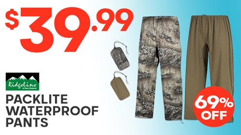 Ridgeline Packlite Mens Waterproof Pants
