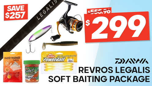 Daiwa Revros Legalis Canal Soft Baiting Package 8ft 6in 2-5kg 2pc