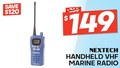 NEXTECH DC1082 Handheld VHF Marine Radio 5W