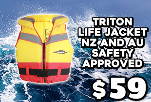 Menace Triton Life Jacket NZ and AU Safety Approved