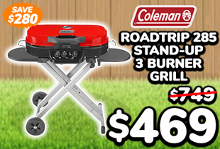 Coleman RoadTrip 285 Stand-Up 3 Burner Grill
