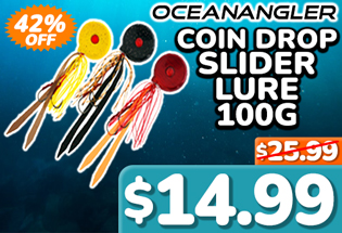 Ocean Angler Coin Drop Slider Lure 100g