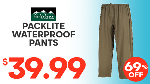 Ridgeline Packlite Waterproof Pants Beech