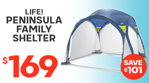 LIFE! Peninsula Family Shelter 3m x 3m