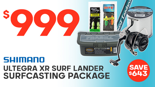 Shimano Ultegra XR 14000 XTD Surf Lander Hi-Perfomance Travel Surfcasting Package 13ft 3in