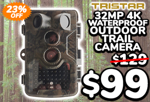 Tristar 32MP 4K Waterproof Outdoor Trail Camera