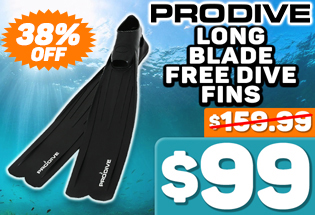 Pro-Dive Long Blade Free Dive Fins