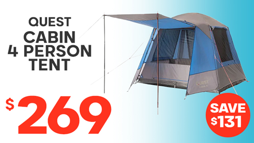 Quest Cabin 4 Person Tent