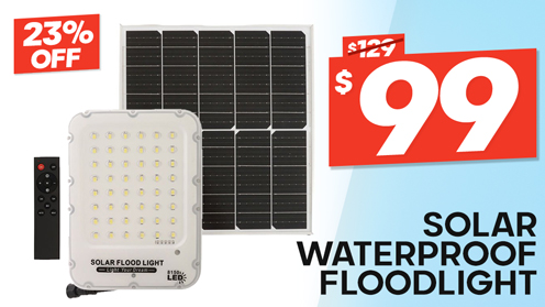 Solar Floodlight IP66 Waterproof 1200lm