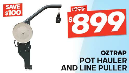 OZTRAP PRO300 Cray Pot Hauler and Line Puller 900W 300lb