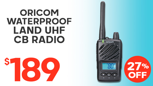 Oricom ULTRA550-1C Waterproof Handheld Land UHF CB Radio 5W