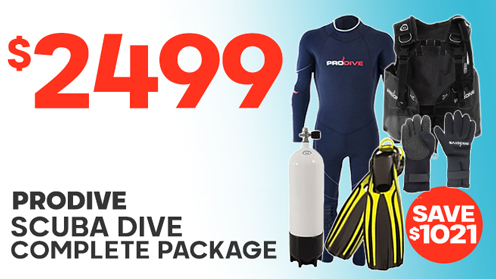 Prodive Mens Scuba Dive Complete Package incl Tank