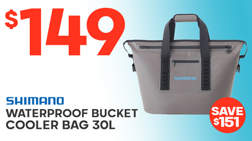 Shimano Waterproof Bucket Mouth Soft Cooler Bag 30L