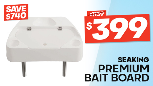 SeaKing Bay Premium Fibreglass Bait Board - 625 x 390mm
