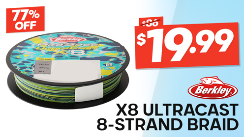 Berkley ProSpec X8 UltraCast 8-Strand Braid Aqua Camo 150m 15lb 0.13mm