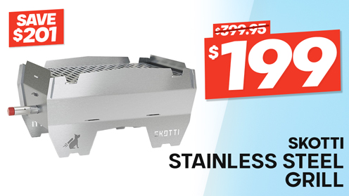 SKOTTI Stainless Steel Grill