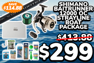 Shimano Baitrunner 12000 OC Strayline Boat Package 7ft 8-15kg 1pc
