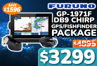 Furuno GP-1971F DB9 Deep Blue CHIRP GPS/Fishfinder TM260 Package 1kW