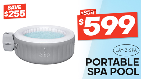 Lay-Z-Spa St. Lucia Airjet 3 Portable Inflatable Spa Pool 1.70m 605L