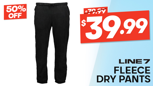 Line 7 Dry Seat Fleece Mens Pants 220gsm