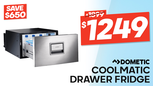 Dometic CD 30S CoolMatic Built-In Drawer Fridge 30L 12/24V Stainless Steel