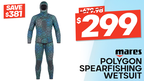 Mares Polygon 5.0 Open Cell Mens Spearfishing Wetsuit