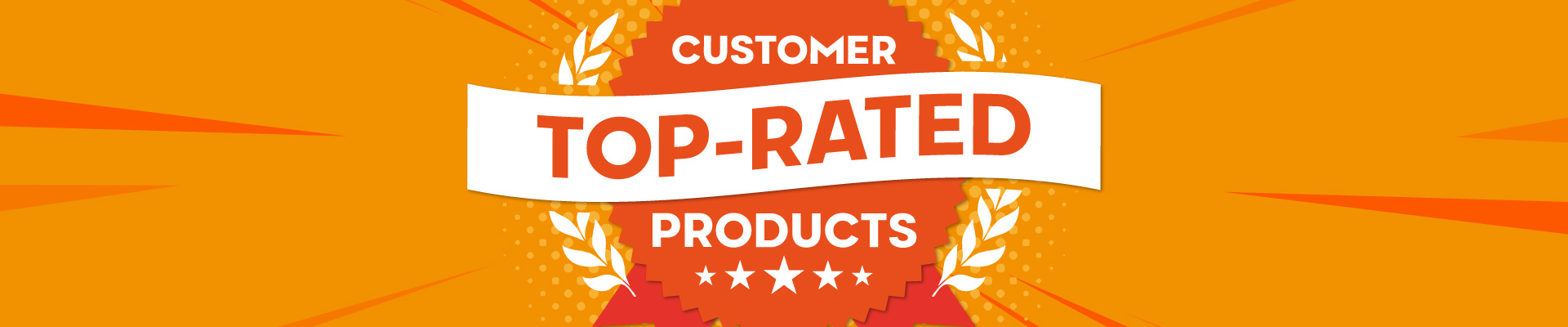 Customer Top-Rated Products Banner