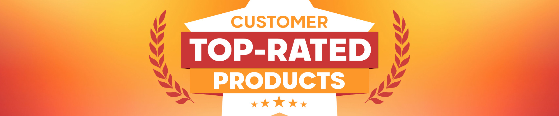 Customer Top-Rated Products Banner