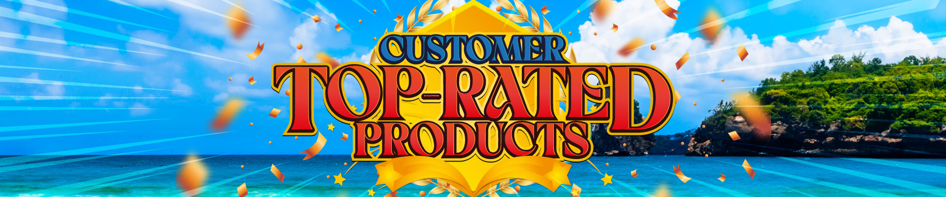Customer Top-Rated Products Banner