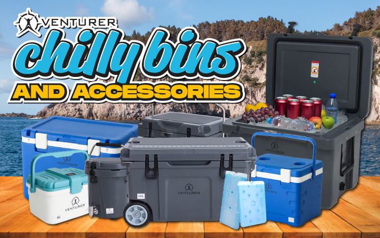 Venturer Chilly Bins and Accessories Banner