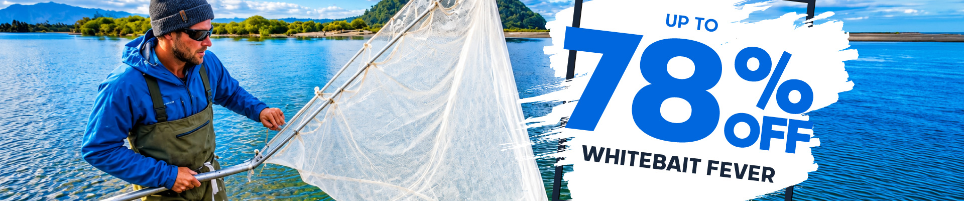 Whitebait Fever Banner