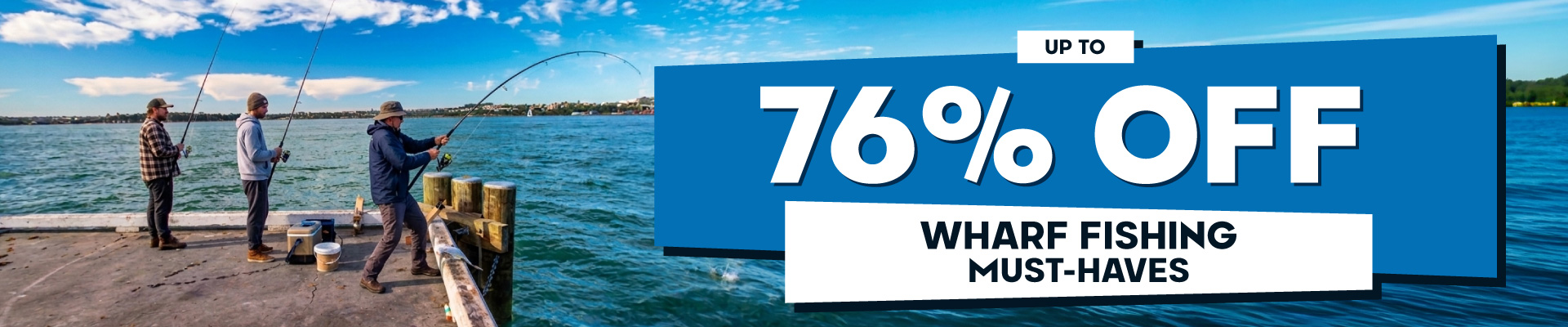 Wharf Fishing Must-Haves Banner