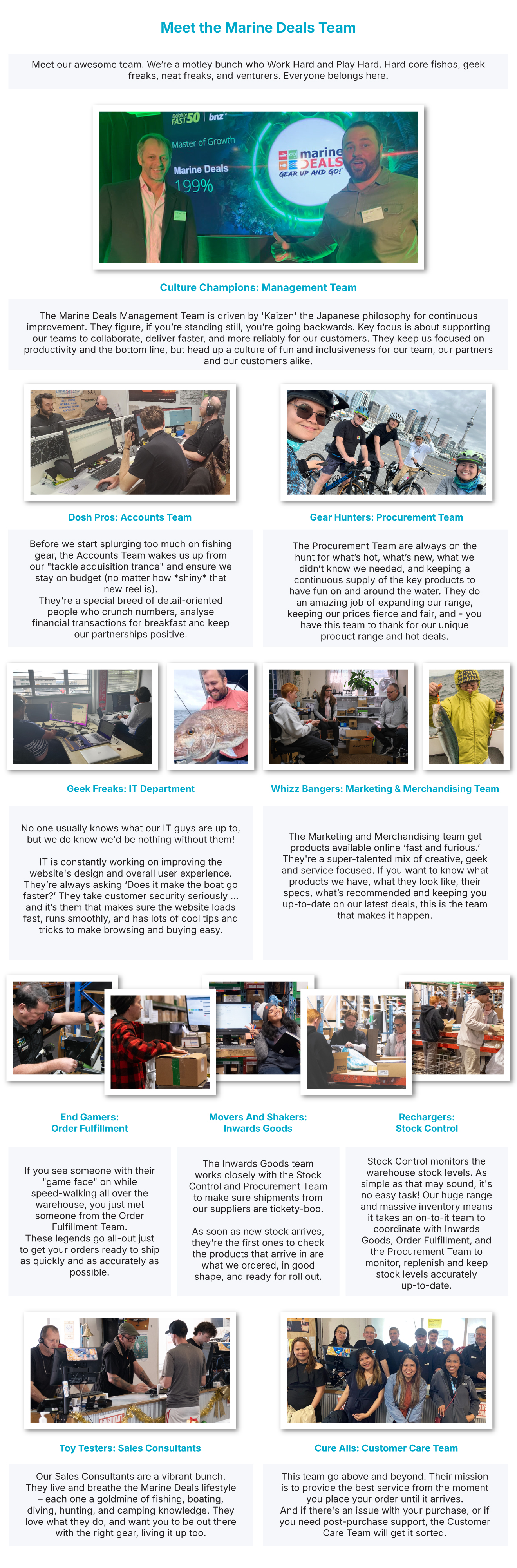 Meet the Marine Deals Team!